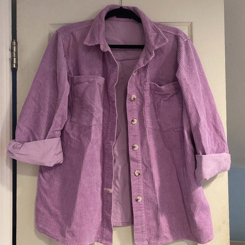 Purple Prettylittlething Shirt /Jacket
